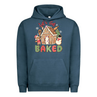 Pigment Midnight Navy let's get baked Urban Hoodie - MaliasSmallBusiness