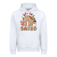 White let's get baked Urban Hoodie - MaliasSmallBusiness