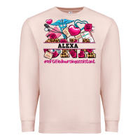 Costom Name Valentines Day Cna Certified Nursing Premium Sweatshirt | Teevron