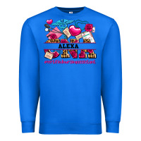 True Royal costom name valentines day cna certified nursing Premium Sweatshirt - AdoDesignShop