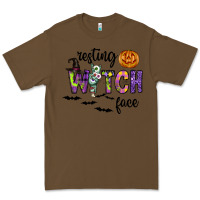 Cacao Resting Witch Face Premium Tee - CowhideDigitalArt