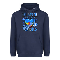 Navy in april we wear blue Heavyweight Hoodie - JahusDesignShop