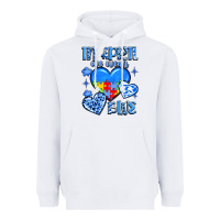 White in april we wear blue Heavyweight Hoodie - JahusDesignShop
