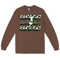 Chestnut game day game day soccer lightning bolt Long Sleeve Tee - Zillion Design Studio