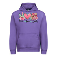 Tulip peace love books Urban Hoodie - MaliasSmallBusiness