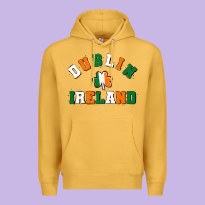 Dublİn Ireland Premium Hoodie Designed By Maliassmallbusiness