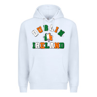 White dublİn ireland Premium Hoodie - MaliasSmallBusiness