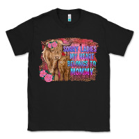 Black sorry ladies my heart belongs to mommy highland cow and calf Classic Tee - RanaPortraitStore