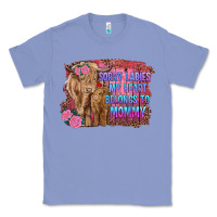 Colony Blue sorry ladies my heart belongs to mommy highland cow and calf Classic Tee - RanaPortraitStore