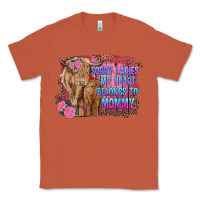 Copper sorry ladies my heart belongs to mommy highland cow and calf Classic Tee - RanaPortraitStore