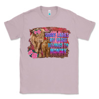 Lilac sorry ladies my heart belongs to mommy highland cow and calf Classic Tee - RanaPortraitStore