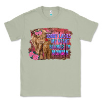 Matcha sorry ladies my heart belongs to mommy highland cow and calf Classic Tee - RanaPortraitStore