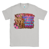 Moon Dust sorry ladies my heart belongs to mommy highland cow and calf Classic Tee - RanaPortraitStore