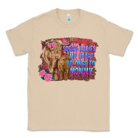 Mushroom sorry ladies my heart belongs to mommy highland cow and calf Classic Tee - RanaPortraitStore