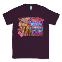 Plum sorry ladies my heart belongs to mommy highland cow and calf Classic Tee - RanaPortraitStore