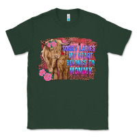 Sports Green sorry ladies my heart belongs to mommy highland cow and calf Classic Tee - RanaPortraitStore