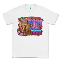 White sorry ladies my heart belongs to mommy highland cow and calf Classic Tee - RanaPortraitStore