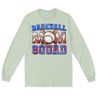 Matcha baseball mom squad Long Sleeve Tee - texasbilliewilder