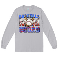 Moon Dust baseball mom squad Long Sleeve Tee - texasbilliewilder