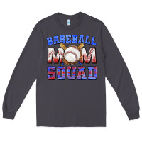 Smoke baseball mom squad Long Sleeve Tee - texasbilliewilder