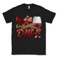 Black birthday diva Classic Tee - BundleAndBundleShop