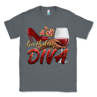 Charcoal Heather birthday diva Classic Tee - BundleAndBundleShop
