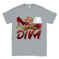 Heather Grey birthday diva Classic Tee - BundleAndBundleShop