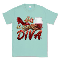 Seafoam birthday diva Classic Tee - BundleAndBundleShop