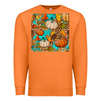 Carrot fall pumpkin seamless pattern Premium Sweatshirt - BundleAndBundleShop