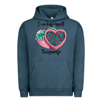 Pigment Midnight Navy i can buy myself turquoise Urban Hoodie - MaliasSmallBusiness