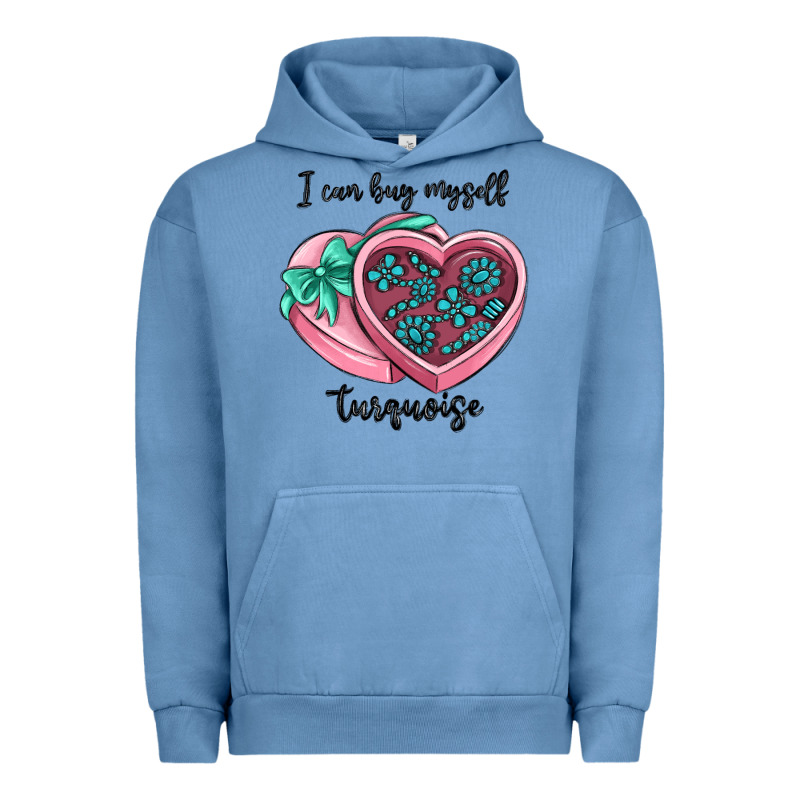 I Can Buy Myself Turquoise Urban Hoodie by MaliasSmallBusiness | Teevron