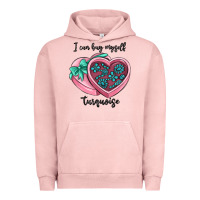 Pigment Salmon i can buy myself turquoise Urban Hoodie - MaliasSmallBusiness