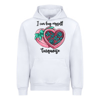 White i can buy myself turquoise Urban Hoodie - MaliasSmallBusiness
