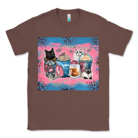 Chestnut cat coffee cups Classic Tee - Zillion Design Studio