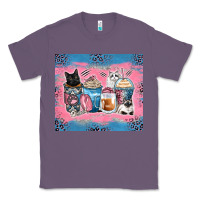 Lavender cat coffee cups Classic Tee - Zillion Design Studio