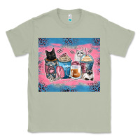 Matcha cat coffee cups Classic Tee - Zillion Design Studio