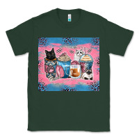 Sports Green cat coffee cups Classic Tee - Zillion Design Studio