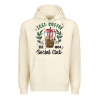 Sandshell iced coffee social club Premium Hoodie - MaliasSmallBusiness