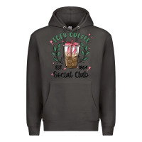 Smoke iced coffee social club Premium Hoodie - MaliasSmallBusiness