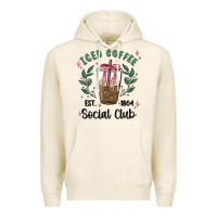 Tofu iced coffee social club Premium Hoodie - MaliasSmallBusiness