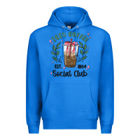True Royal iced coffee social club Premium Hoodie - MaliasSmallBusiness
