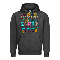 Charcoal Heather i have selective hearing sorry you weren't selecte Zipper Hoodie - Zillion Design Studio