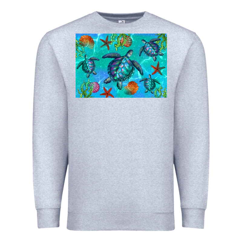 Turtle Seashells Starfish Premium Sweatshirt by Artiststas | Teevron