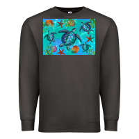 Smoke Turtle Seashells Starfish Premium Sweatshirt - Artiststas