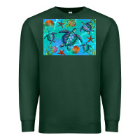 Sports Green Turtle Seashells Starfish Premium Sweatshirt - Artiststas