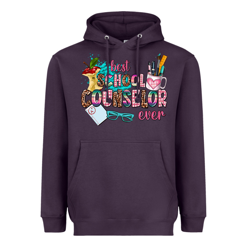 Best School Counselor Ever Heavyweight Hoodie by AdoDesignShop | Teevron