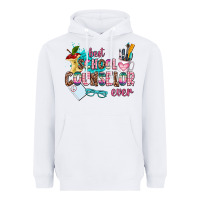 White best school counselor ever Heavyweight Hoodie - AdoDesignShop