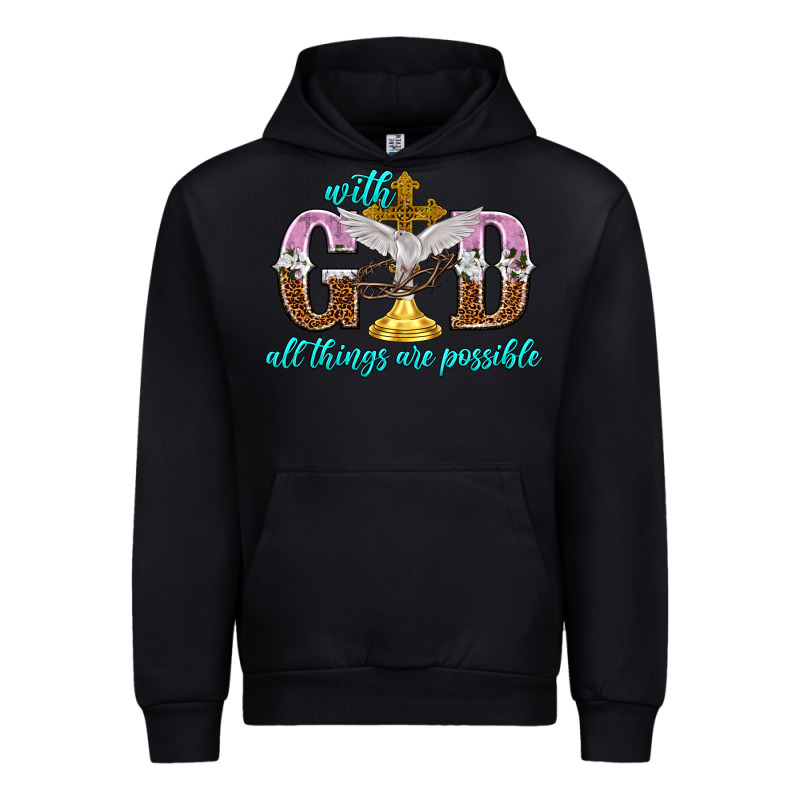 With God All Things Are Possible Urban Hoodie by NancyCooperArtShop | Teevron
