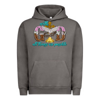 Pigment Tornado with god all things are possible Urban Hoodie - NancyCooperArtShop