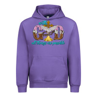 Tulip with god all things are possible Urban Hoodie - NancyCooperArtShop
